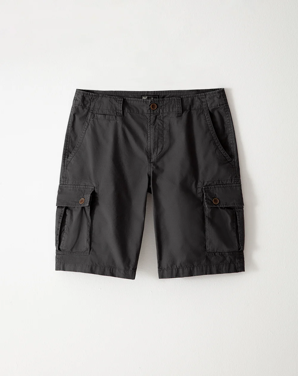 Bermuda cargo regular drill algodón gris hombre - Image 6