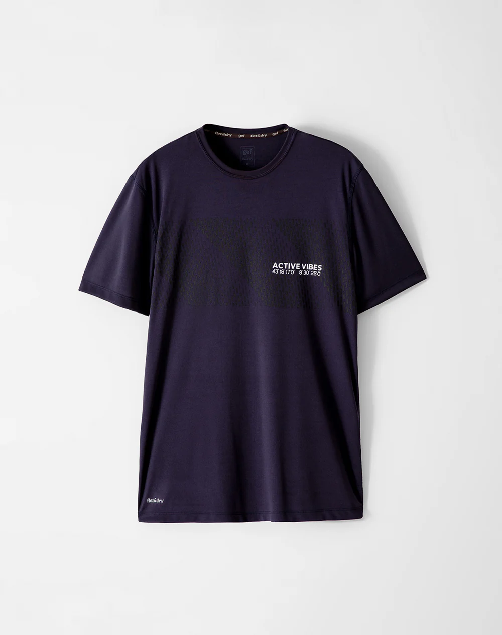 Camiseta deportiva control humedad azul hombre - Image 5