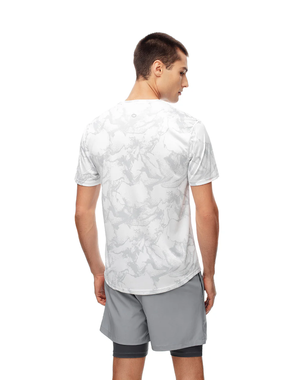 Camiseta deportiva control humedad estampada hombre - Image 2