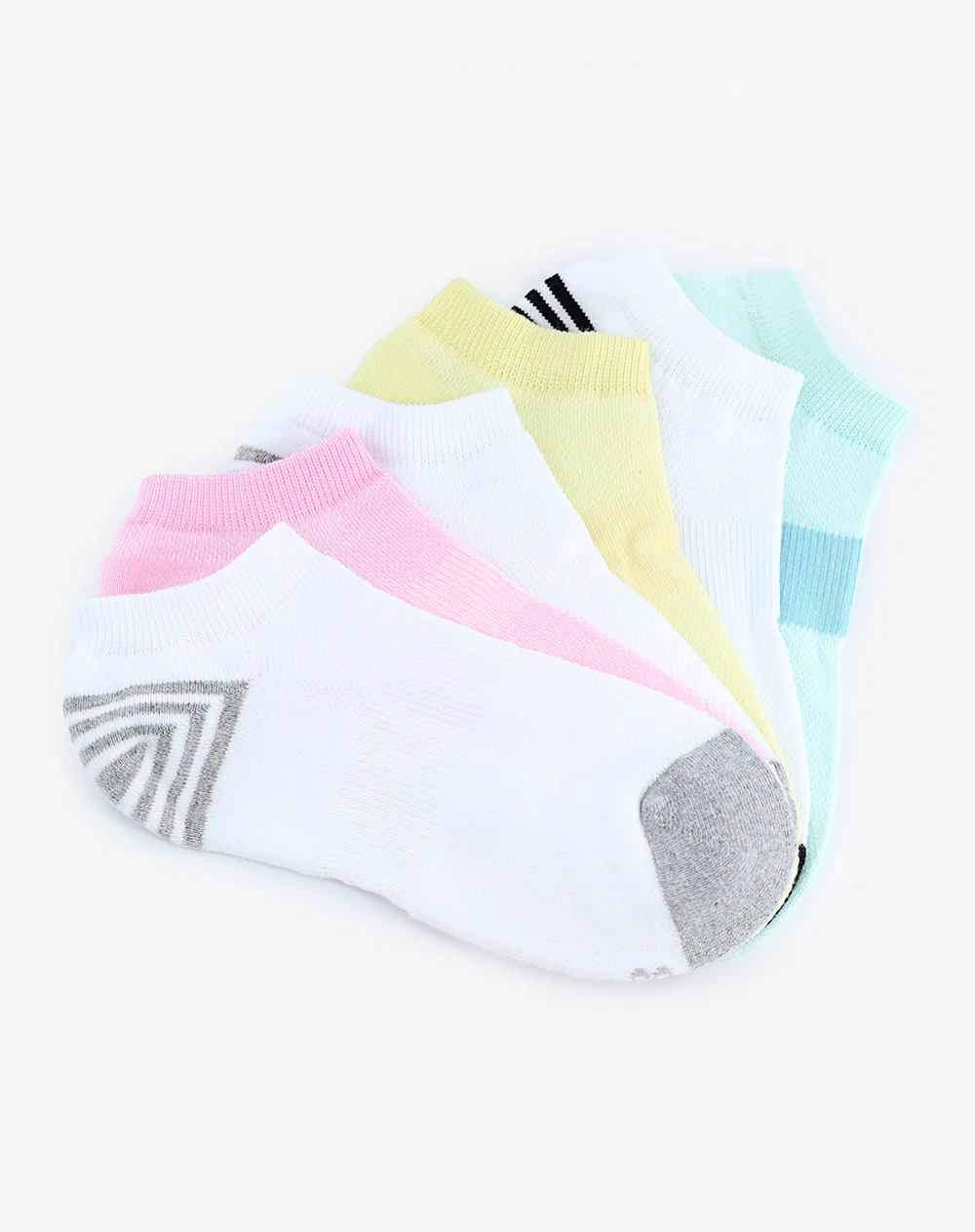 Medias mujer tobillera corta pack x6 blancas - Image 3