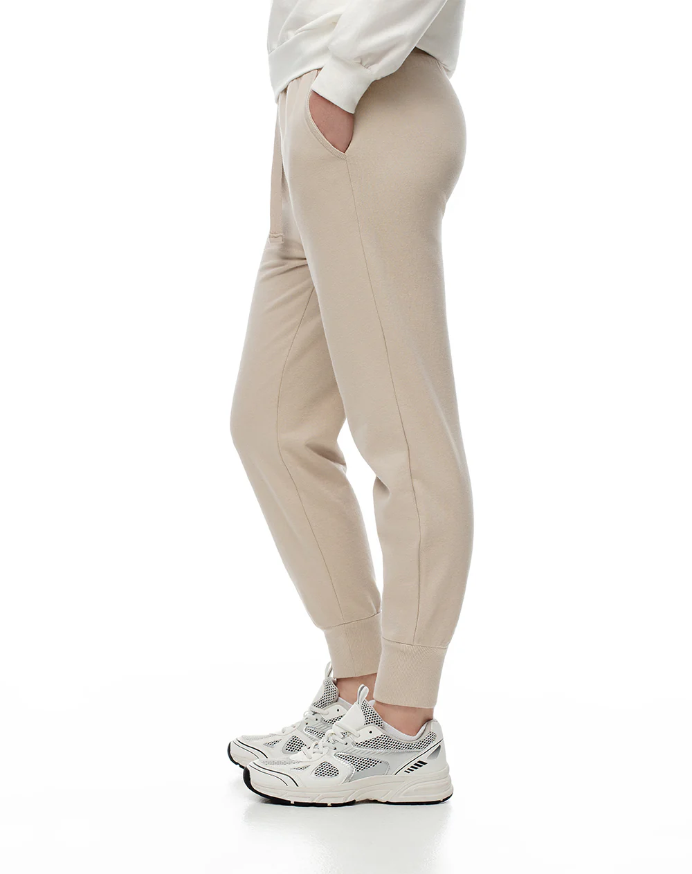 Jogger tiro medio algodón habano mujer - Image 4