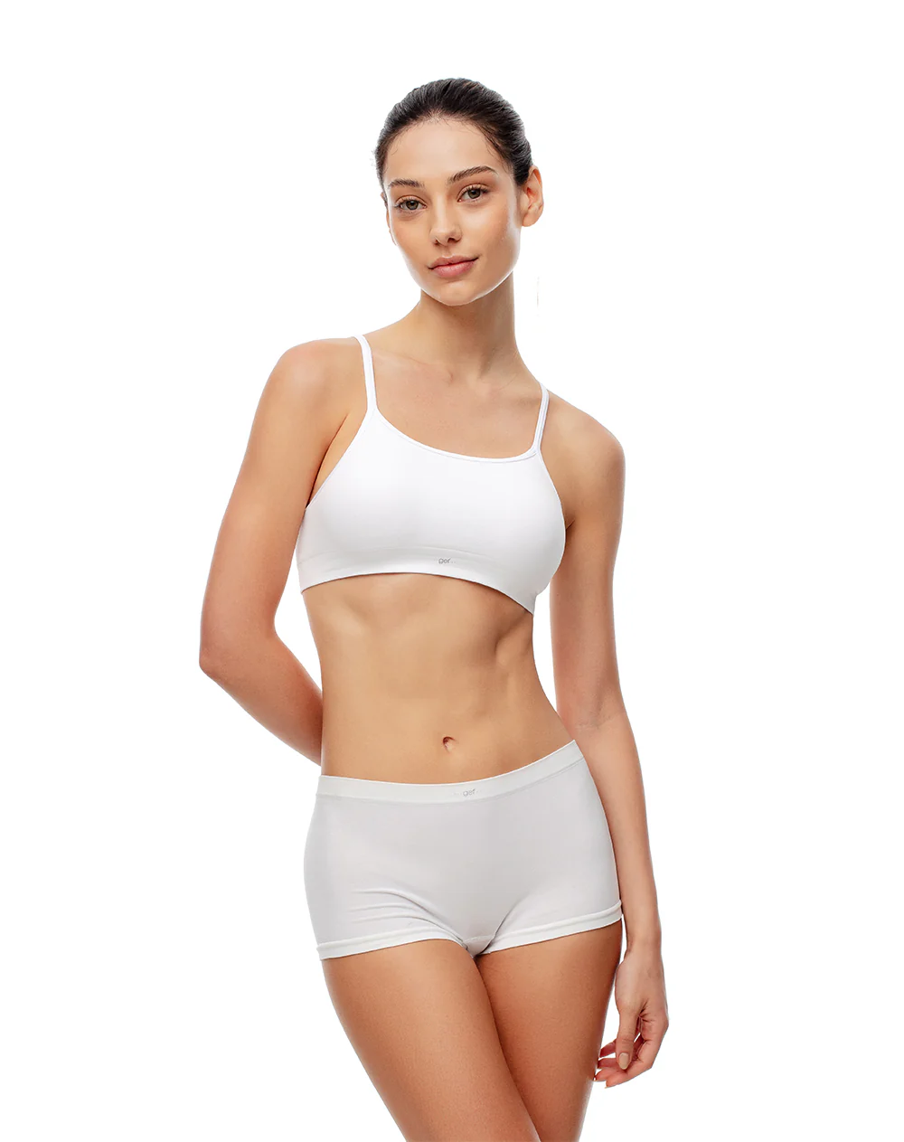 Top soporte medio seamless blanco - Image 4