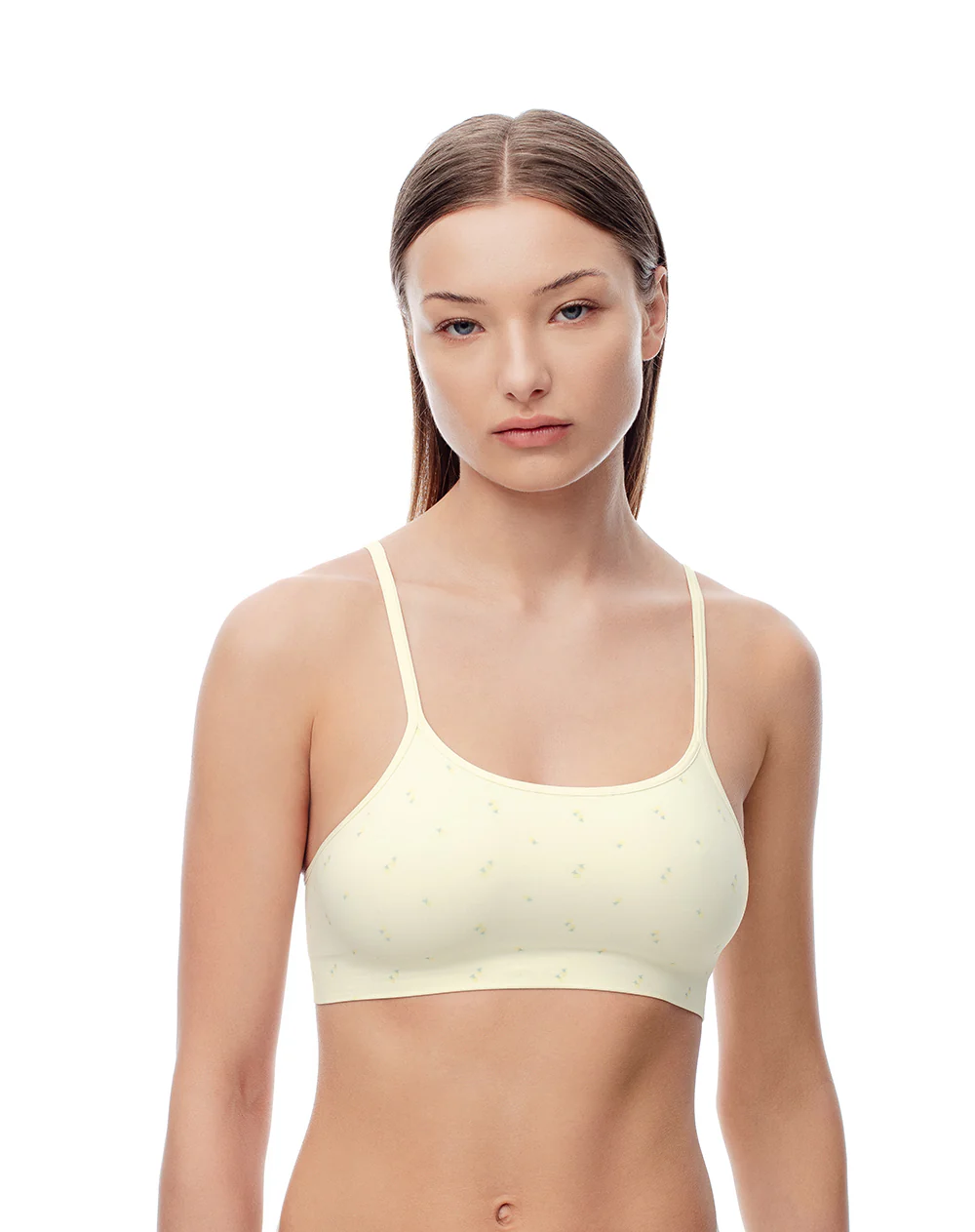 Top soporte medio seamless estampado