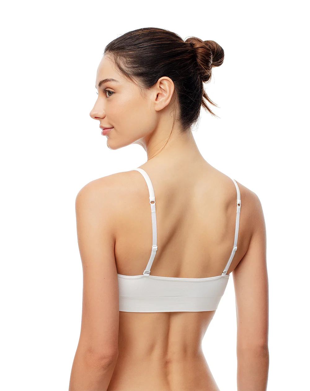 Top soporte medio seamless blanco - Image 2