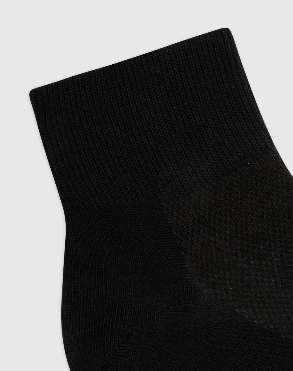Medias hombre tobillera acolchadas pack x3 negras - Image 2