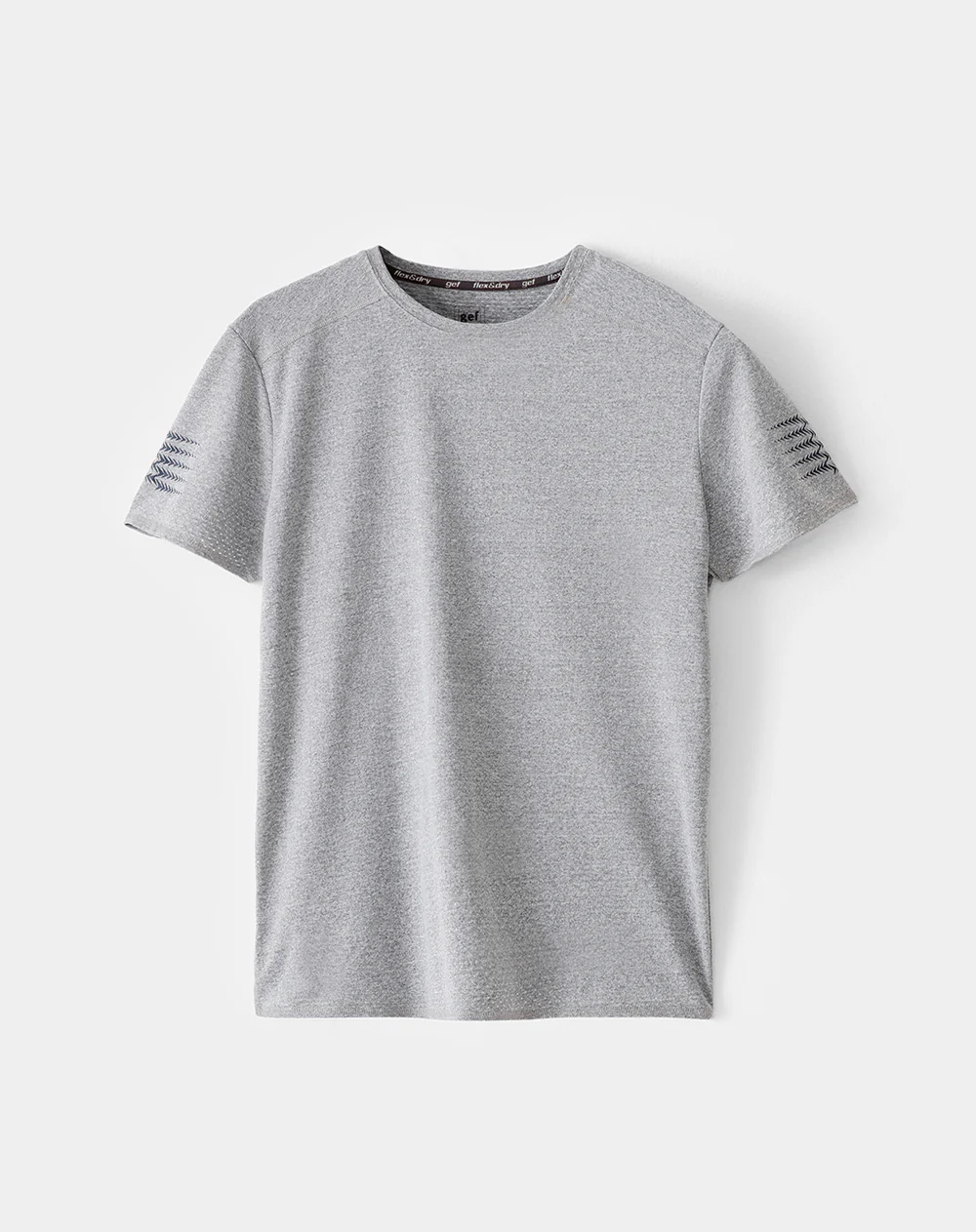 Camiseta deportiva control humedad gris hombre - Image 5