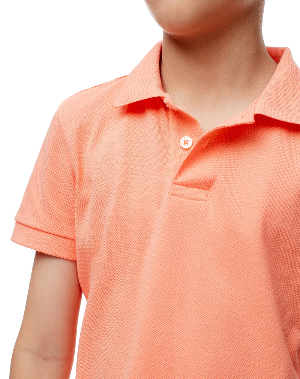 Polo regular algodón coral niño - Image 2