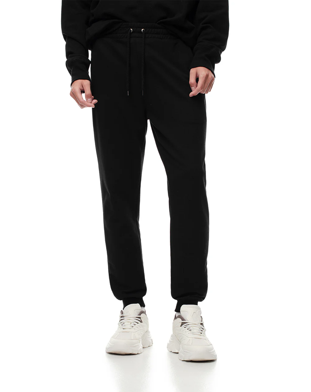Jogger relax algodón negro hombre - Image 5