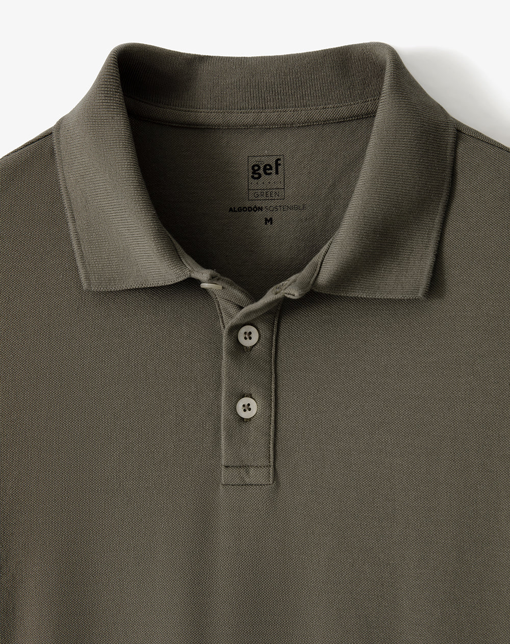 Polo slim algodón verde hombre - Image 6