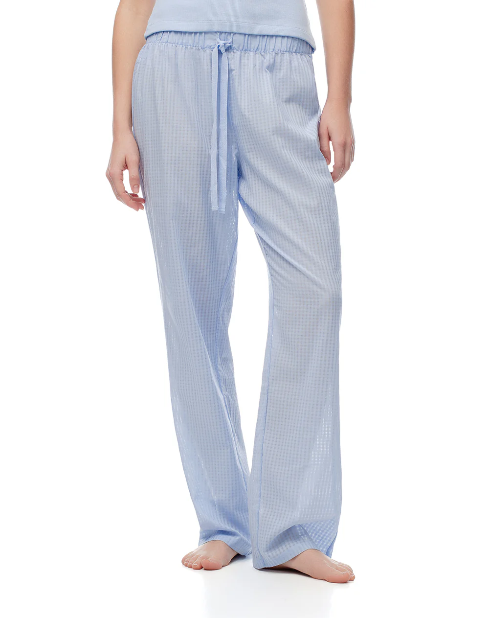 Pantalón de pijama azul mujer - Image 3
