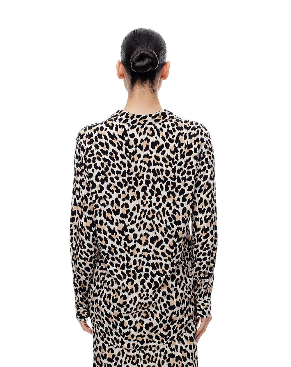 Camisa manga larga holgada print mujer - Image 2