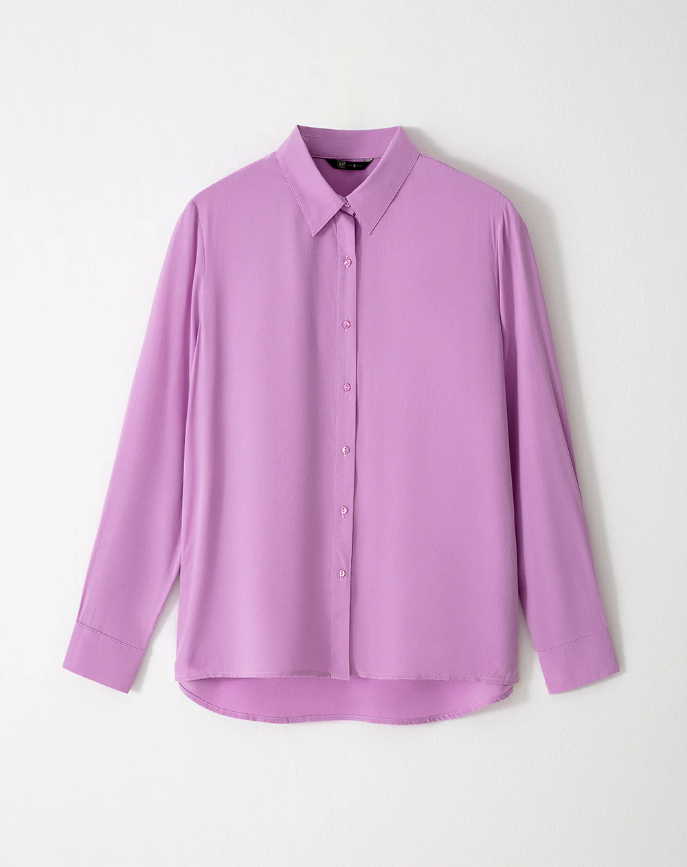 Camisa manga larga holgada lila mujer - Image 5