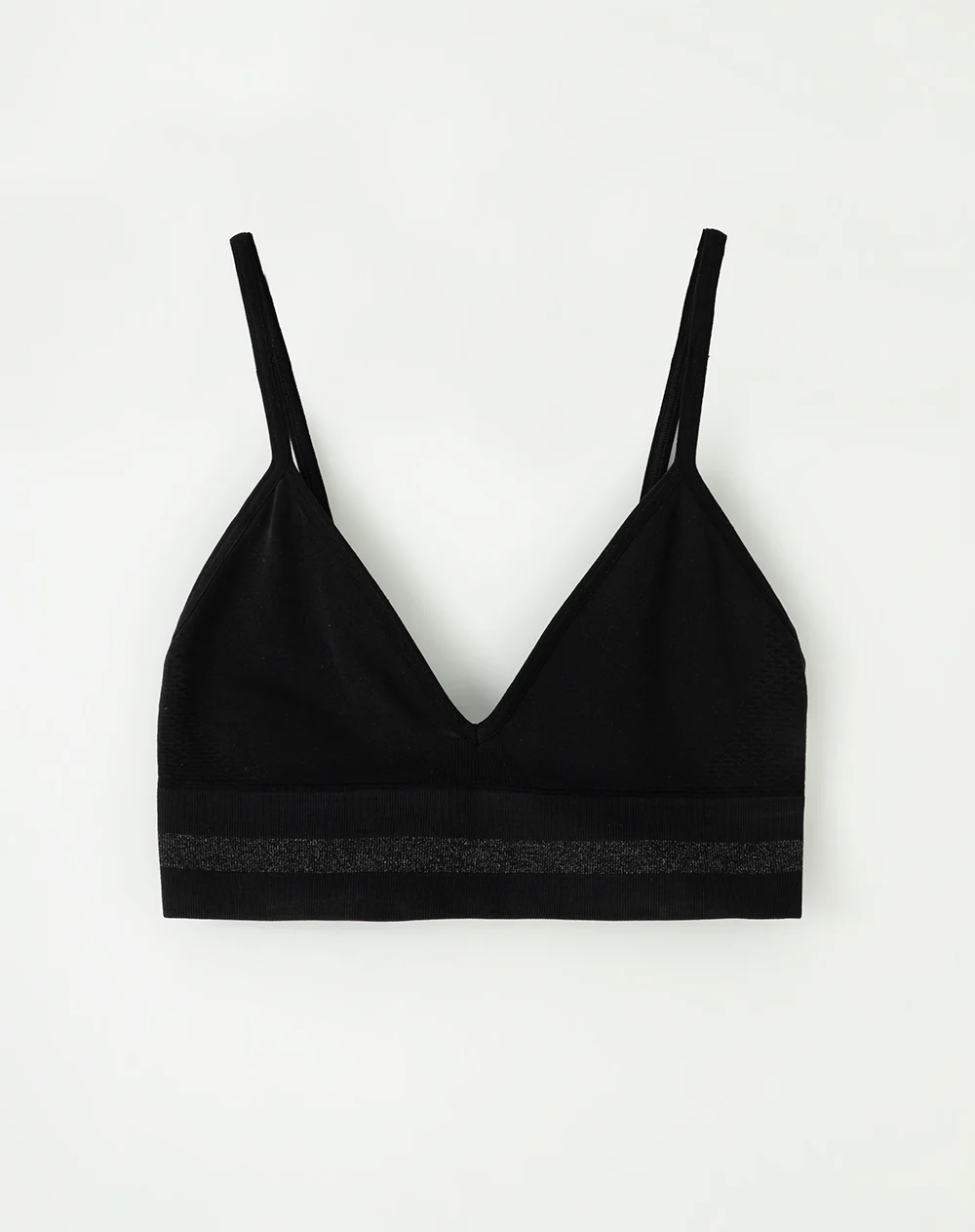 Top soporte medio seamless copas removible negro - Image 5