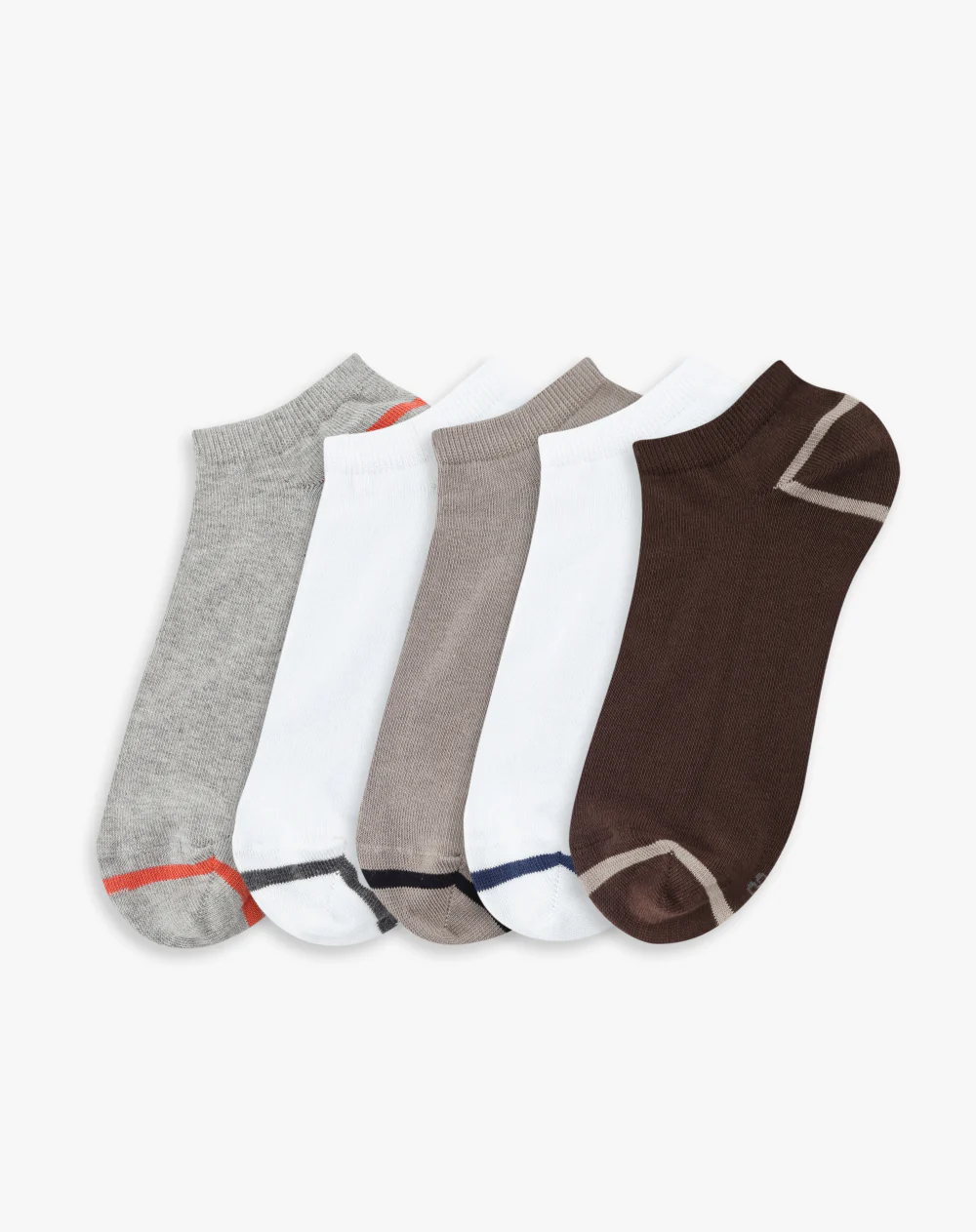 Media hombre tobillera corta pack x5 surtido