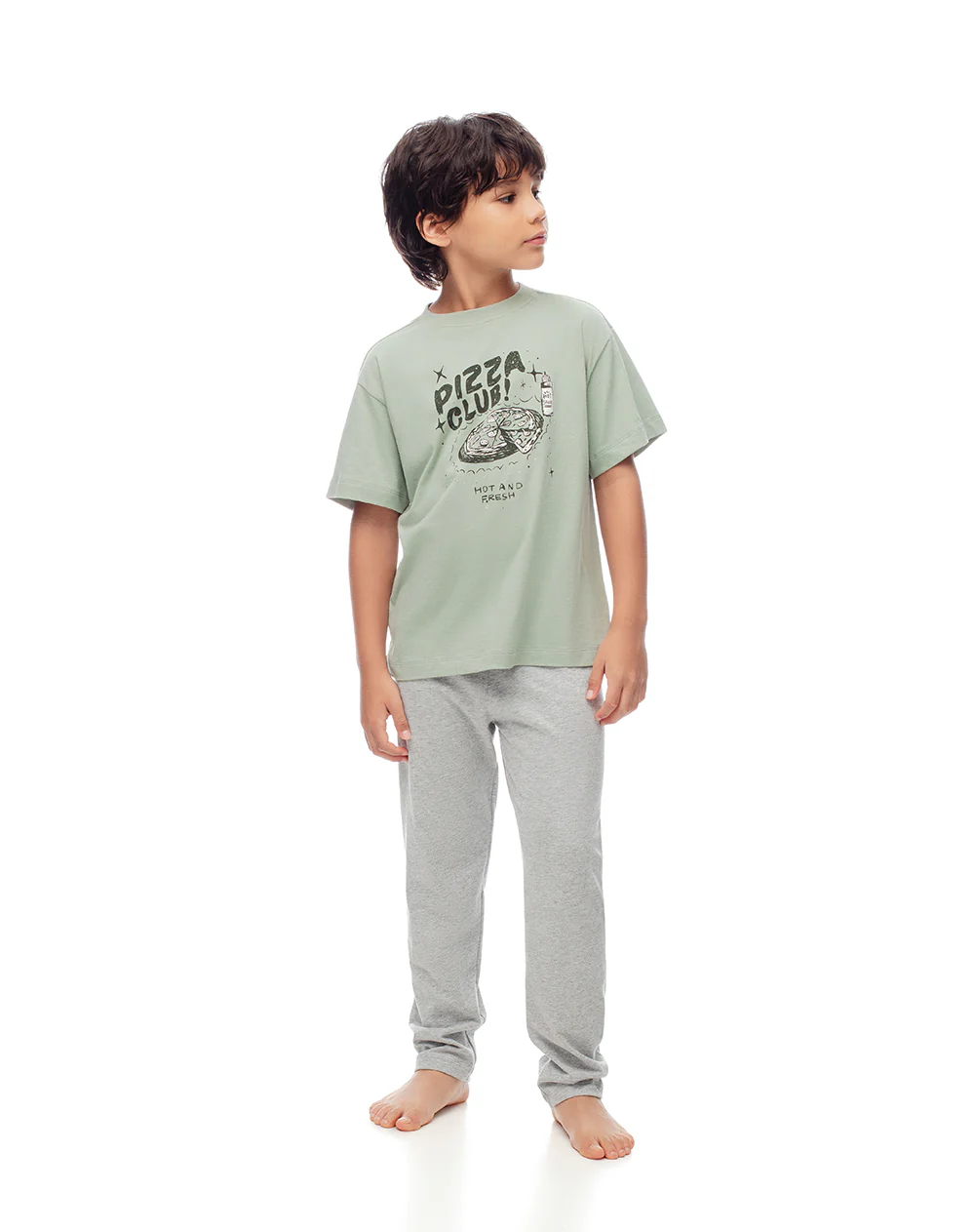 Camiseta + pantalón de pijama algodón surtido niño