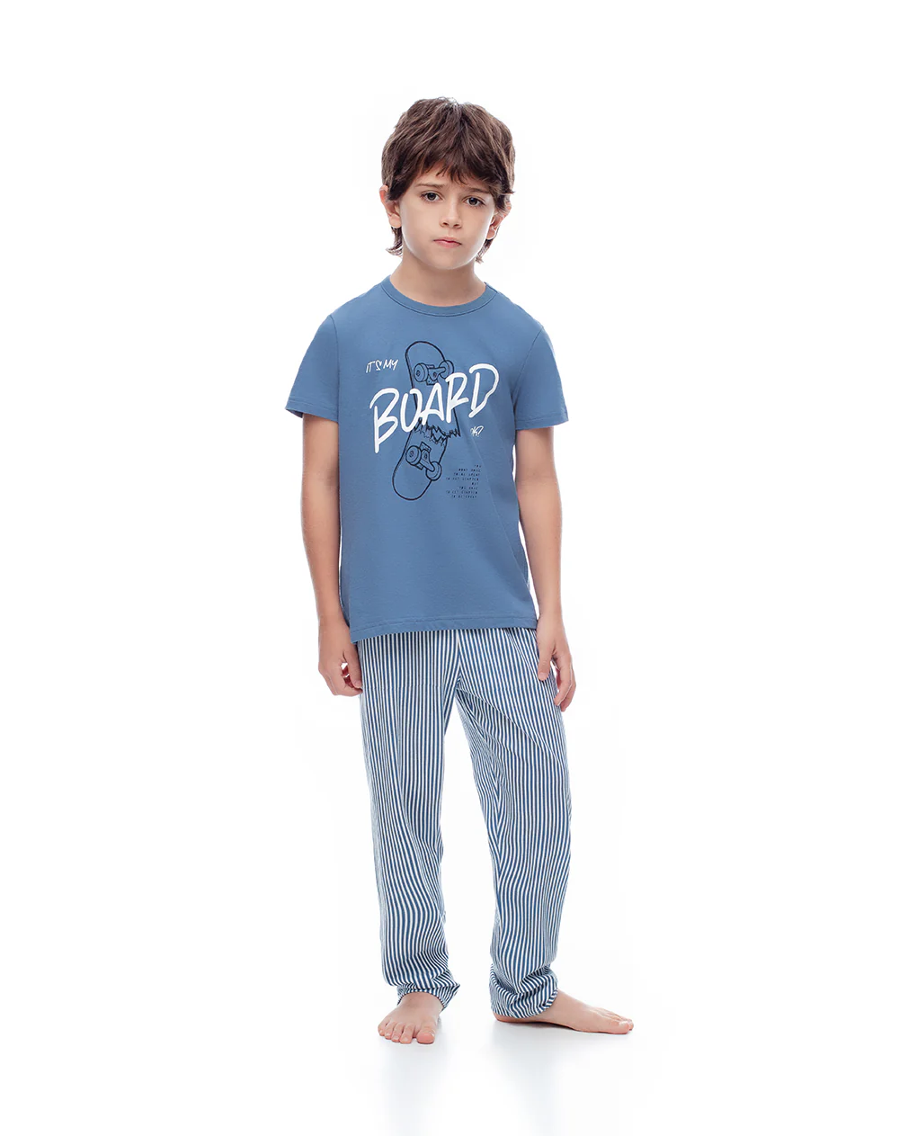 Camiseta + pantalón de pijama algodón surtido niño