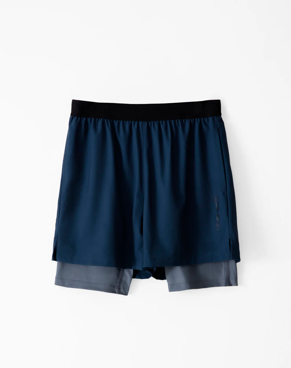 Pantaloneta deportiva ciclista interno azul hombre - Image 5