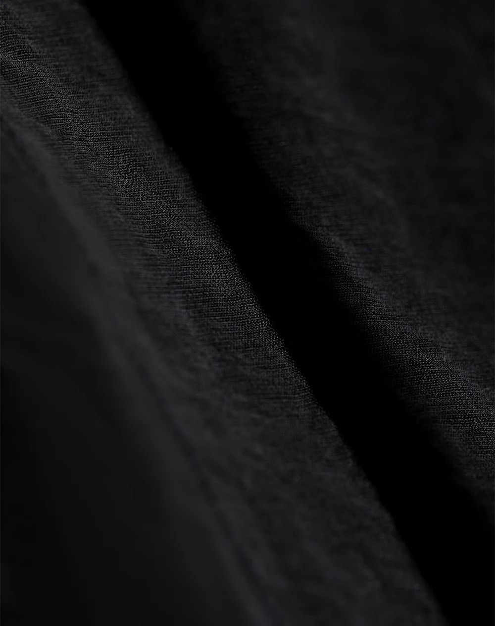 Camisa manga larga regular negra mujer - Image 6