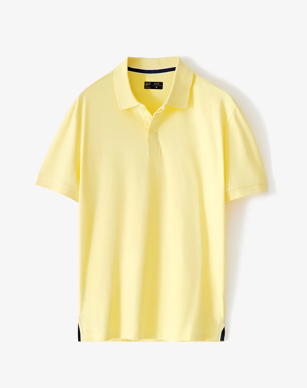 Polo slim algodón amarilla hombre - Image 5