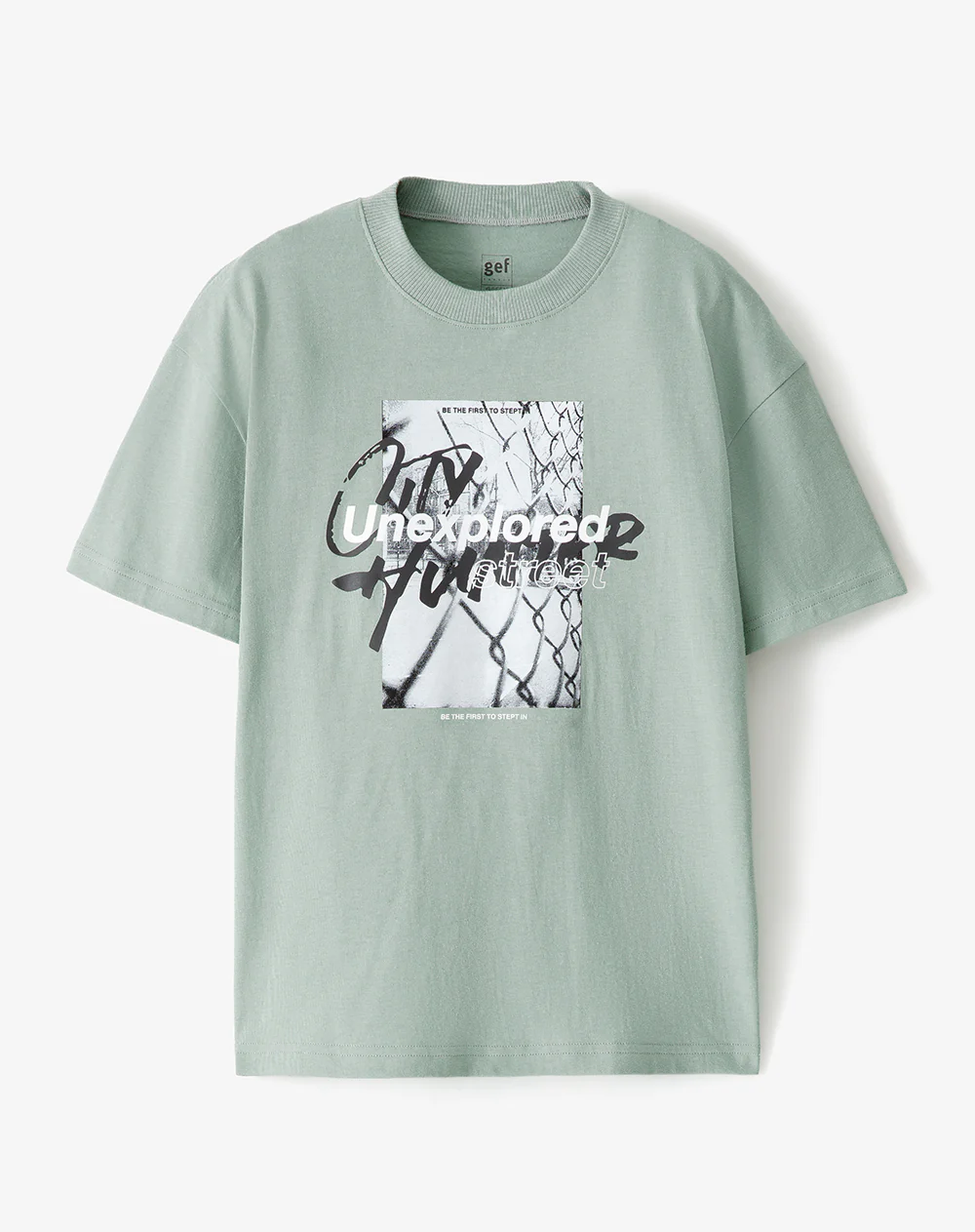 Camiseta regular algodón verde niño - Image 5