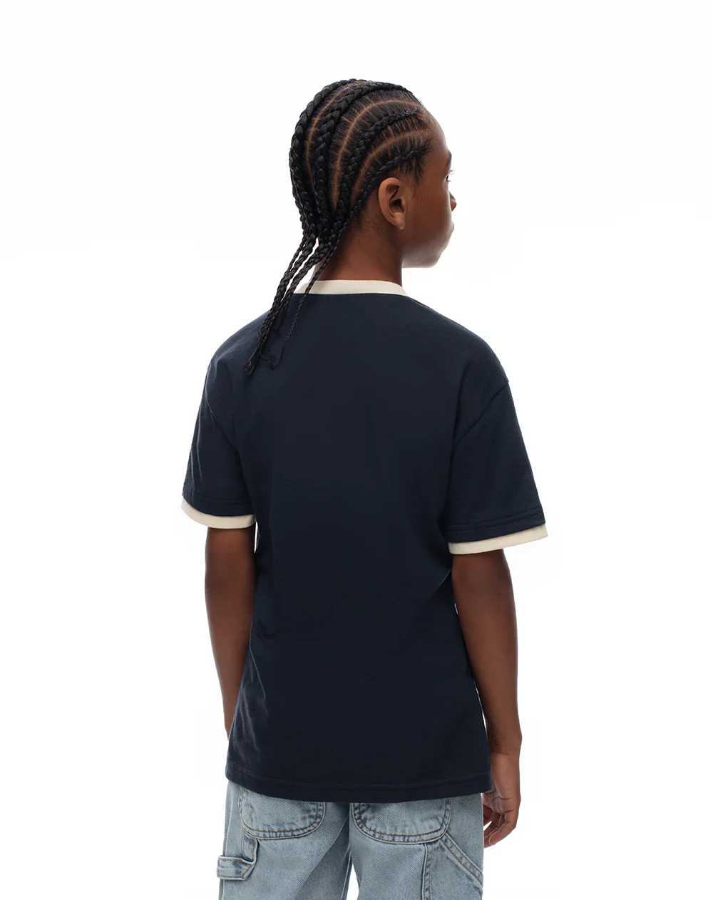 Camiseta regular algodón azul estampada niño - Image 2