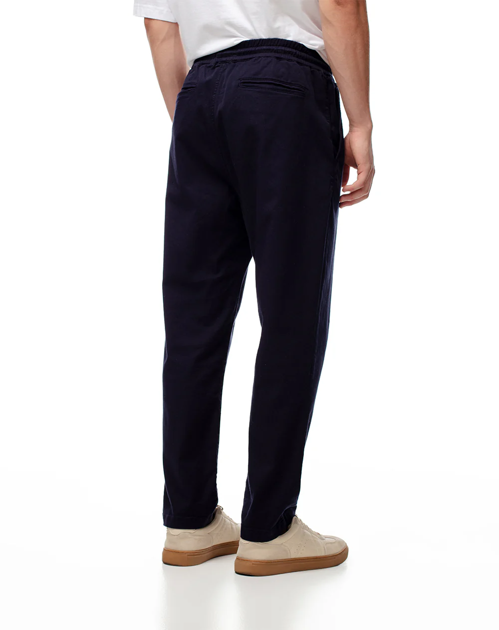 Pantalón regular drill algodón azul hombre - Image 2