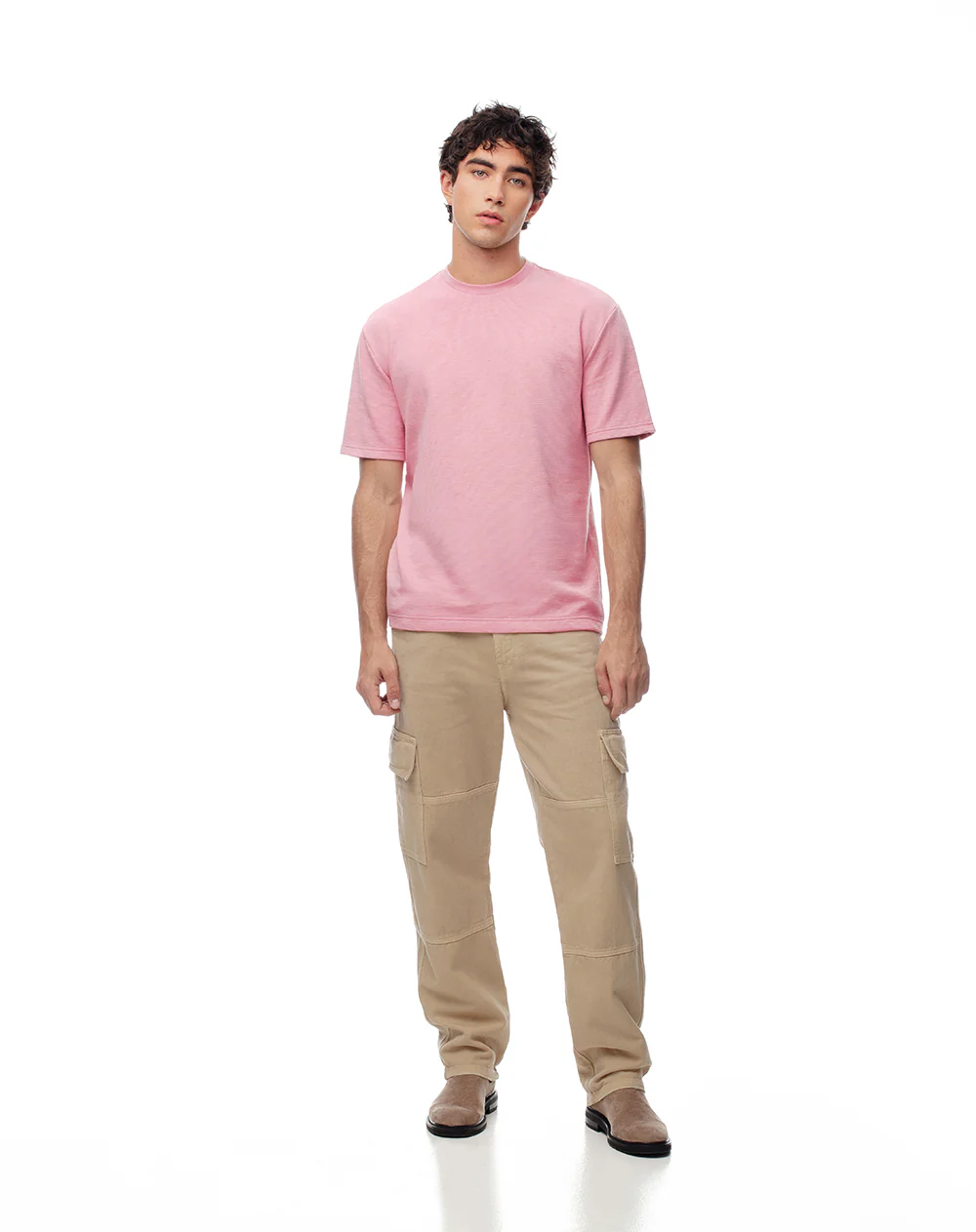 Camiseta regular palo rosa hombre - Image 4