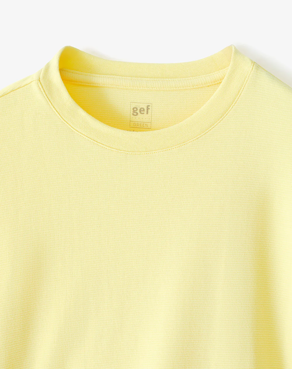 Camiseta regular amarilla hombre - Image 7
