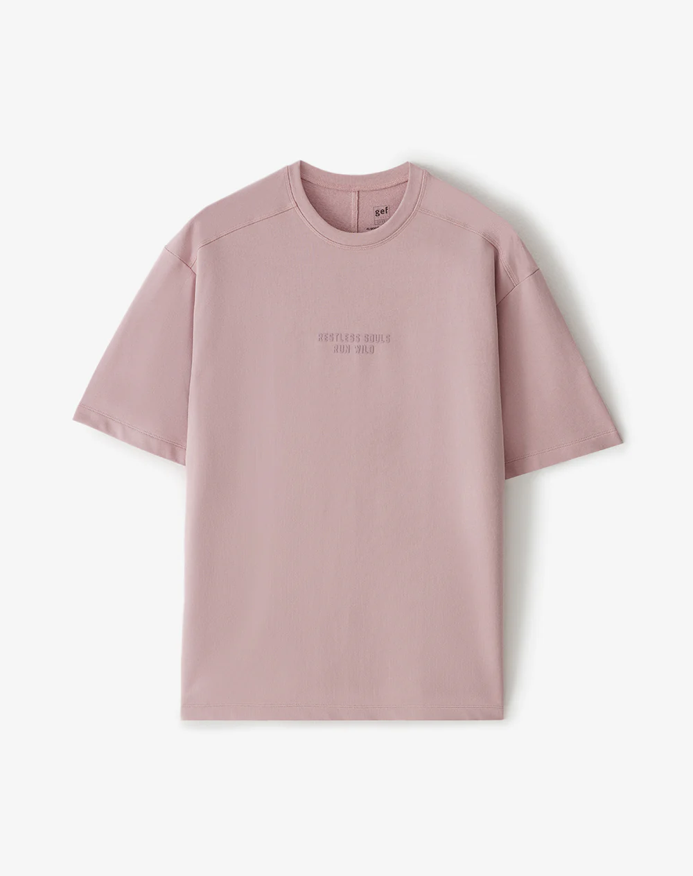 Camiseta oversize algodón palo rosa estampada hombre - Image 5