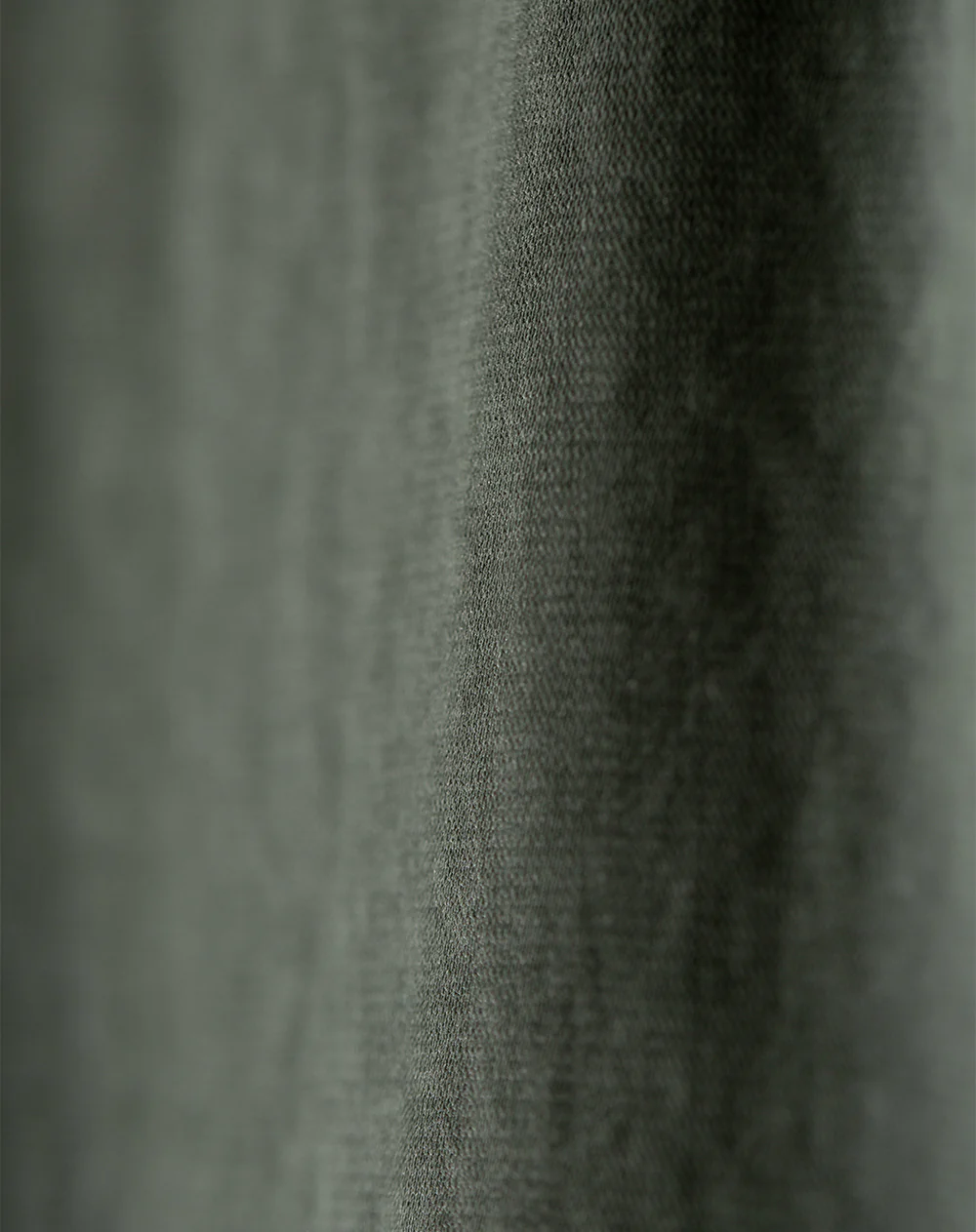 Pantalón recto tiro medio verde mujer - Image 7