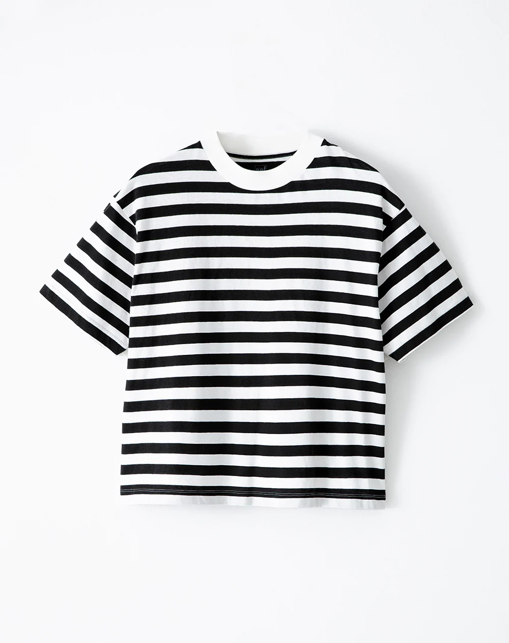 Camiseta oversize algodón rayas mujer - Image 5