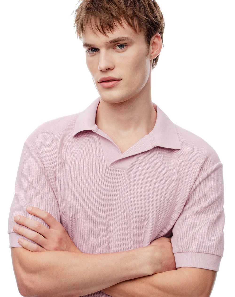 Polo regular algodón rosada hombre - Image 3