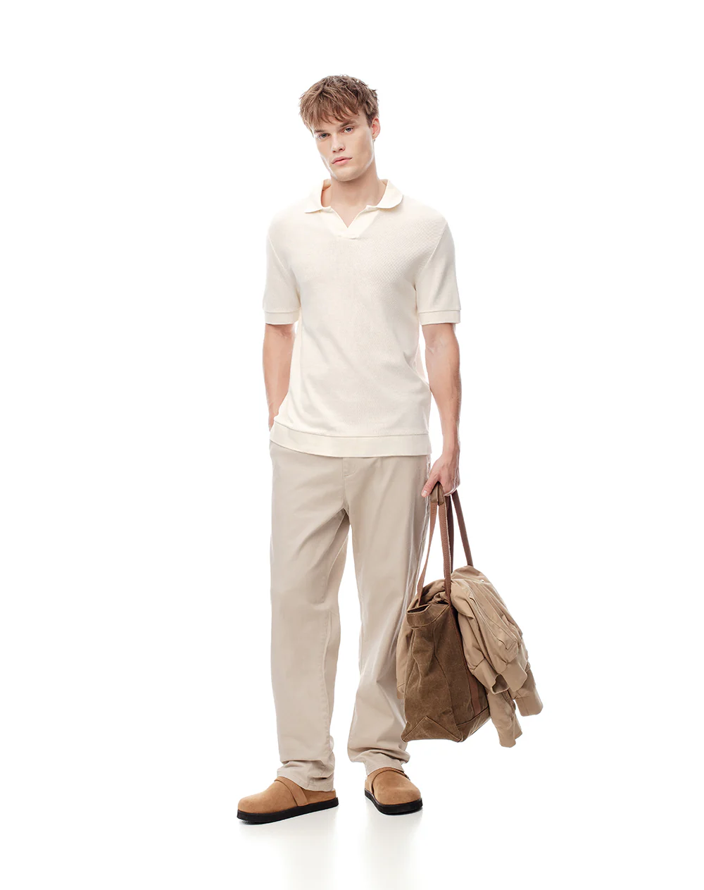 Polo regular algodón vainilla hombre - Image 4