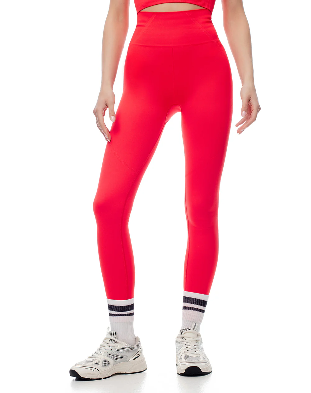 Legging deportivo seamless rojo mujer - Image 5