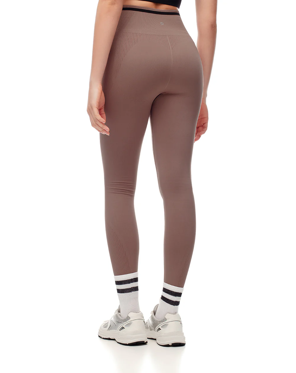 Legging deportivo seamless café mujer - Image 2