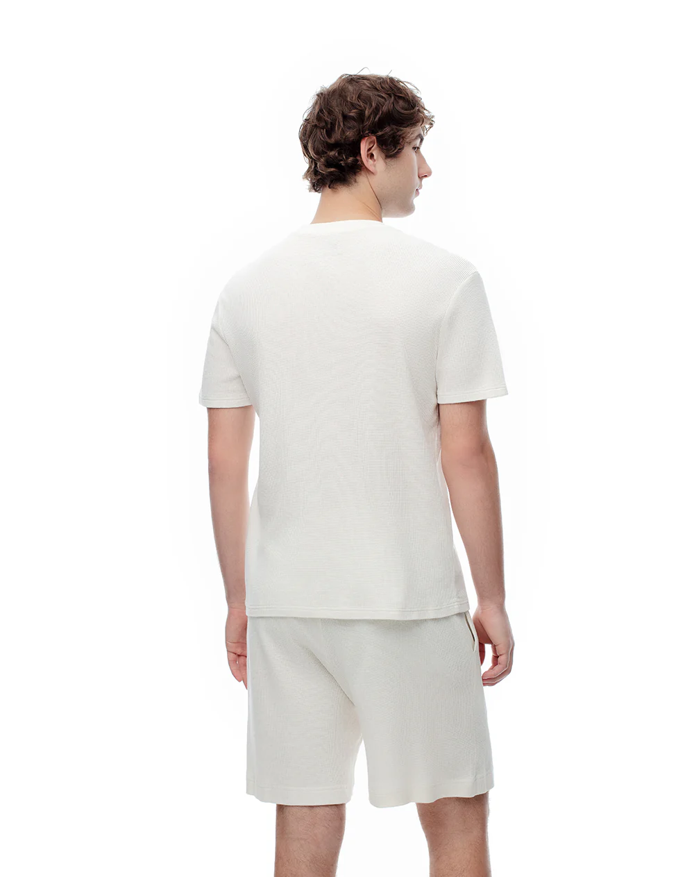 Camiseta oversize algodón vainilla hombre - Image 2