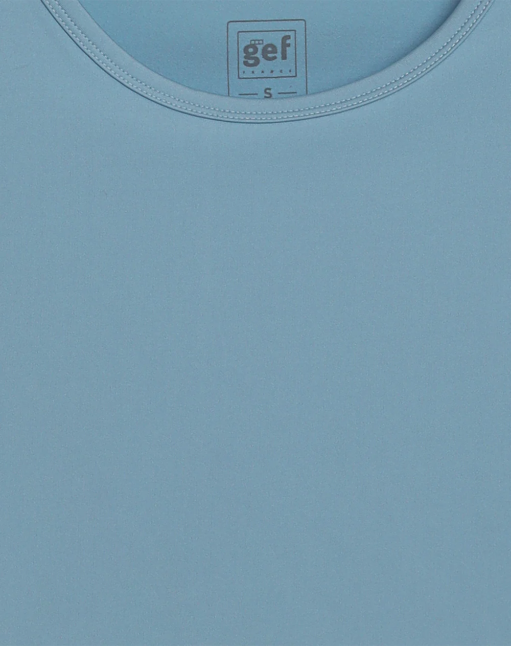 Camiseta deportiva secado rápido azul mujer - Image 6