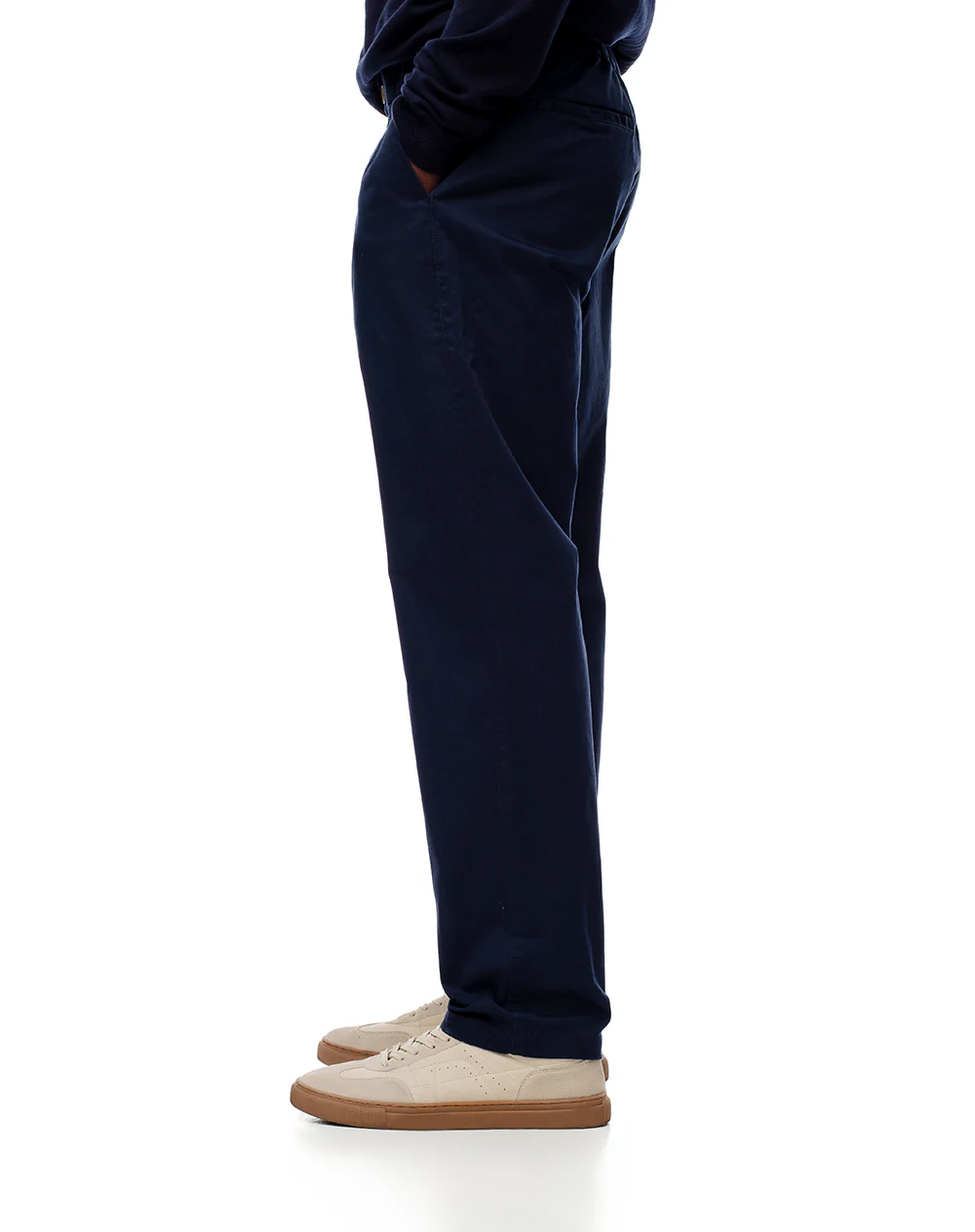 Pantalón chino algodón azul hombre - Image 5
