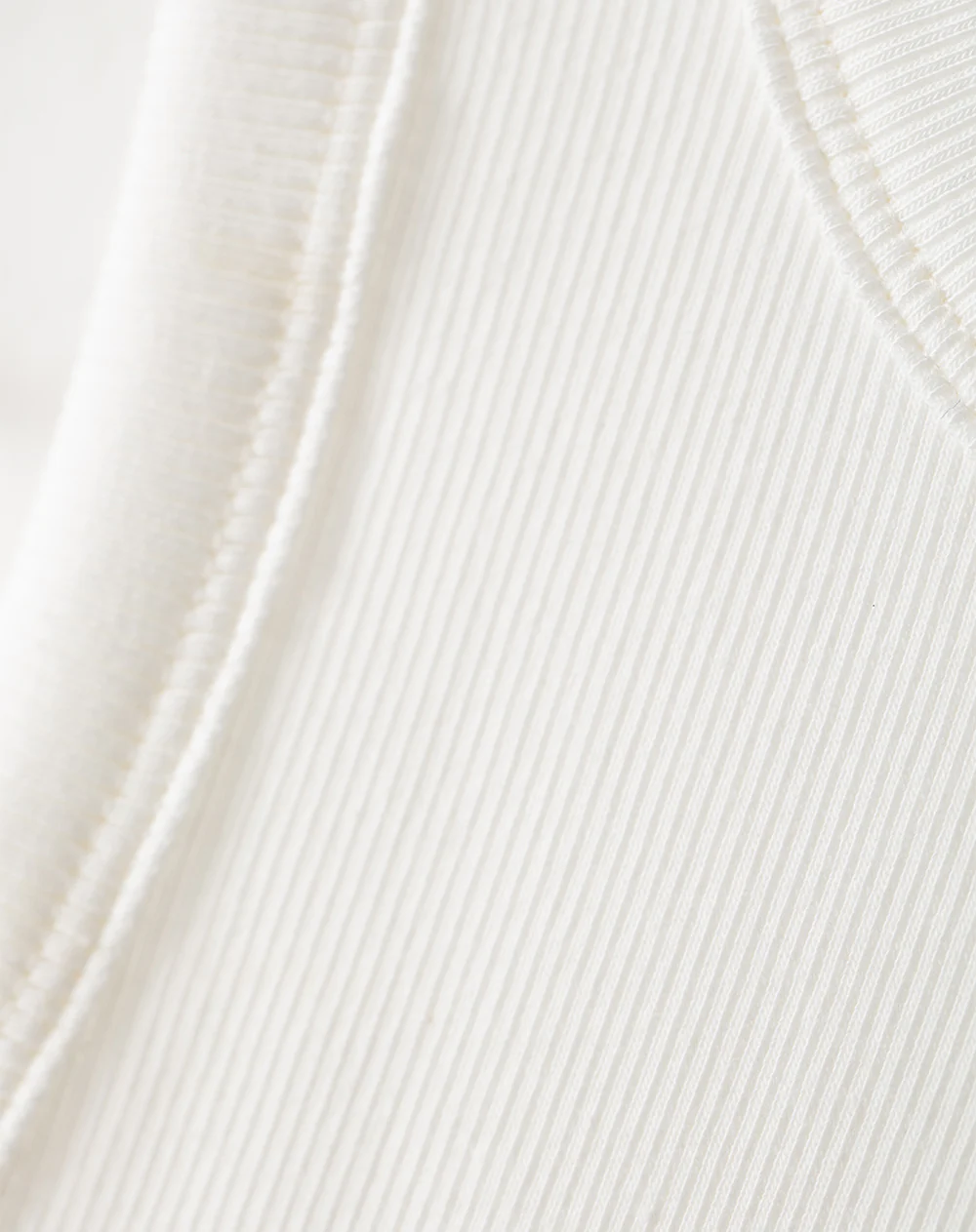Camiseta esqueleto slim rib algodón blanca niña - Image 6