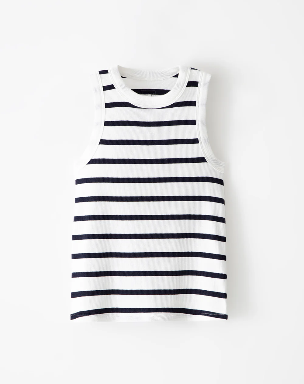 Camiseta esqueleto slim rib algodón rayas niña - Image 5