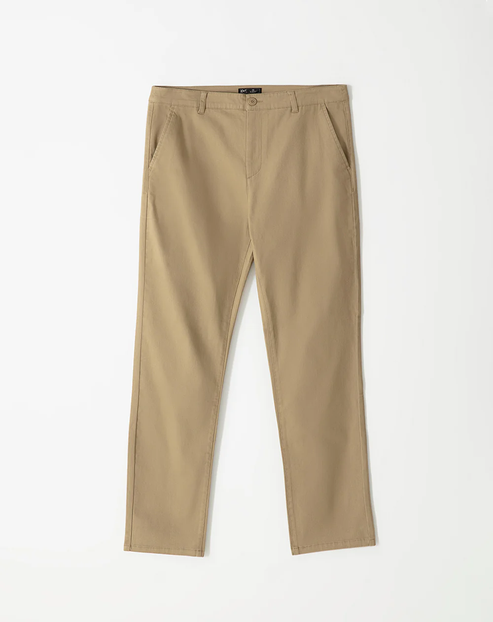 Pantalón chino slim algodón caqui hombre - Image 6