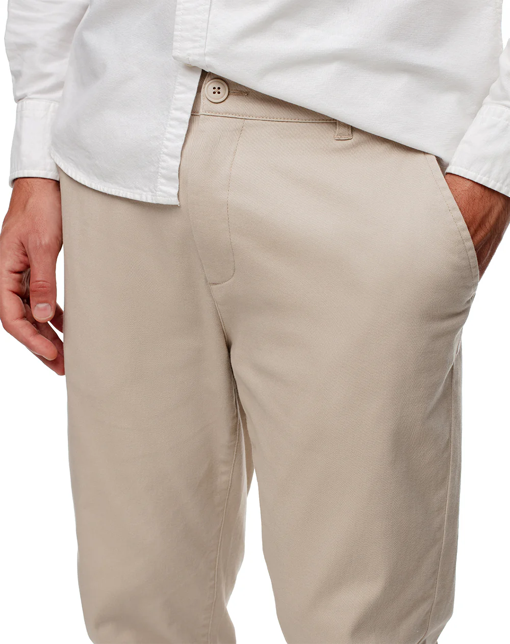 Pantalón chino slim algodón habano hombre - Image 5