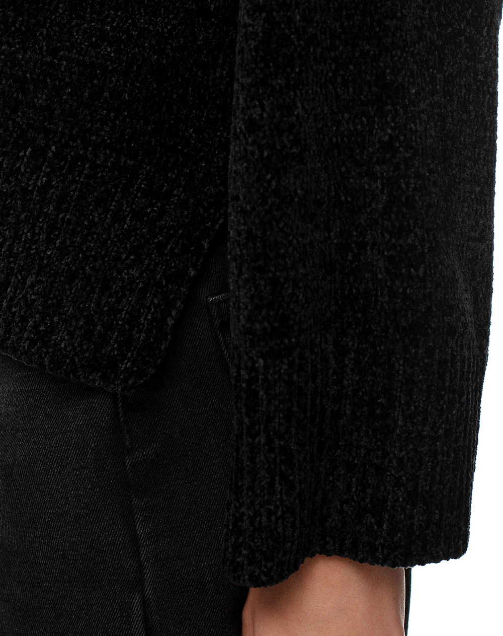 Suéter oversize negro mujer - Image 4