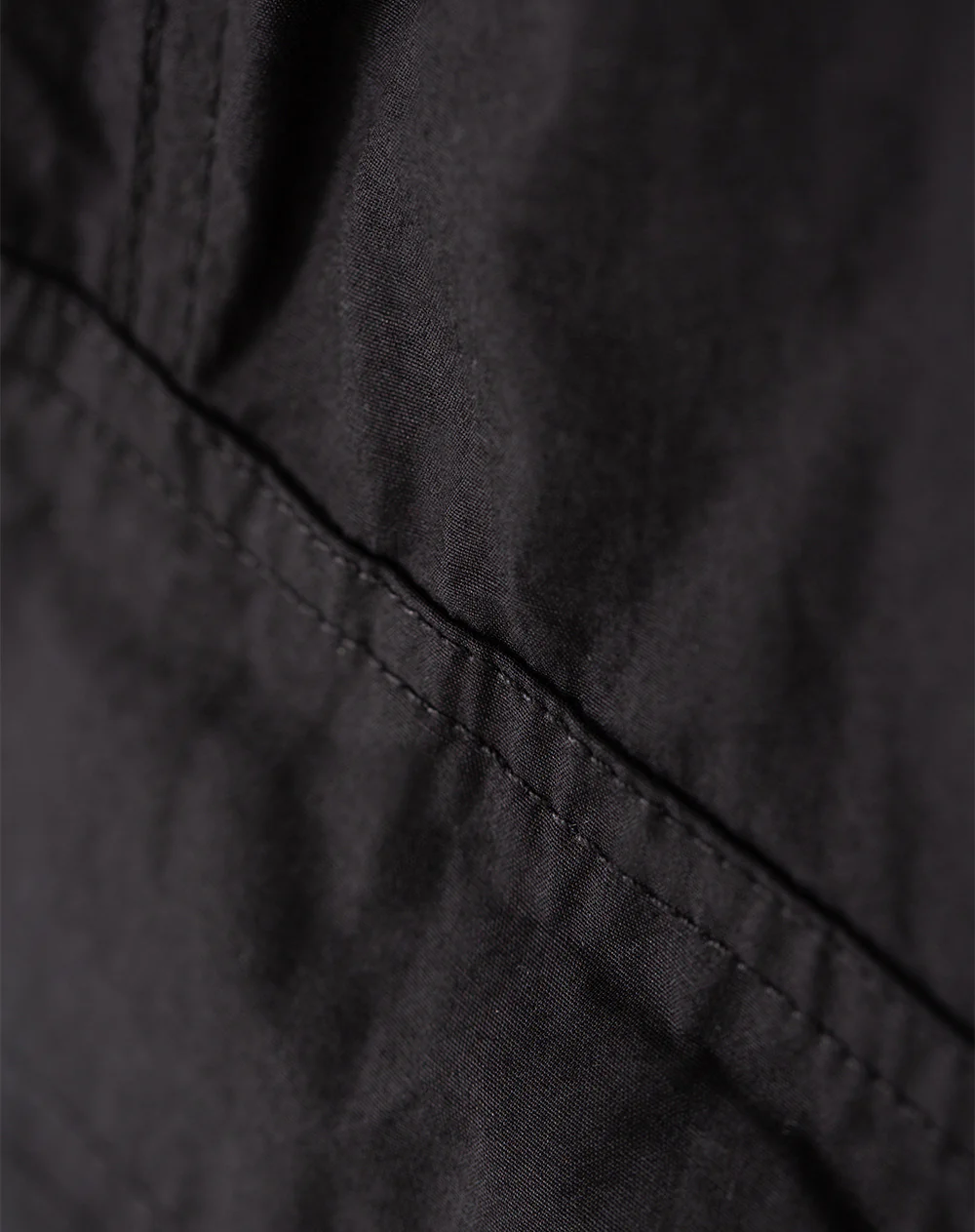 Cargo parachute tiro medio algodón negro mujer - Image 7