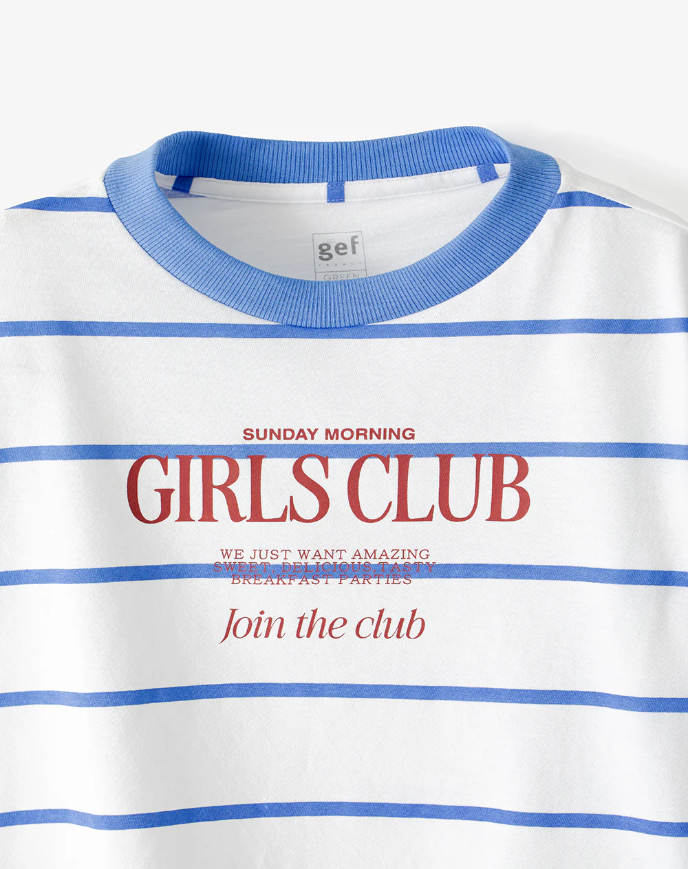 Camiseta oversize algodón rayas niña - Image 6