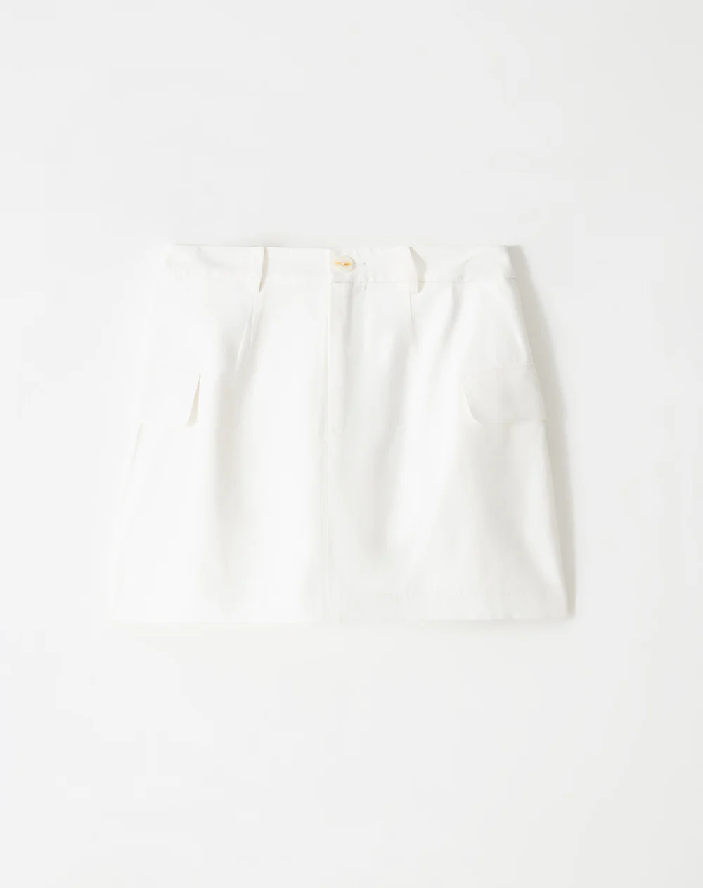 Falda short tiro alto blanca mujer - Image 5