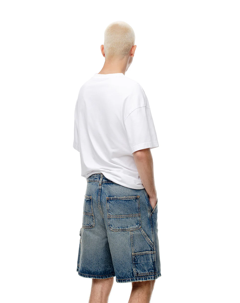 Bermuda denim regular índigo medio hombre - Image 2
