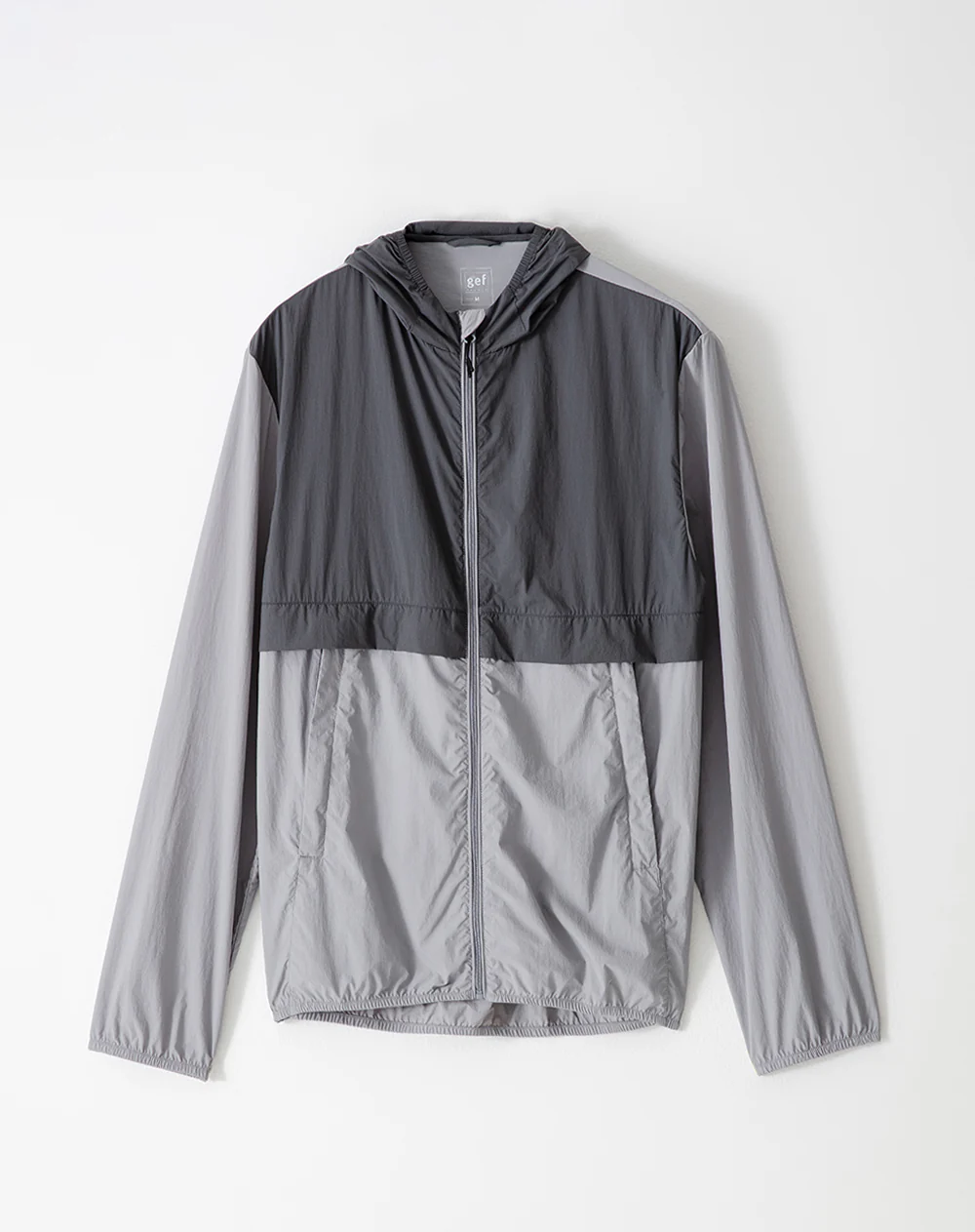 Chaqueta rompevientos gris hombre - Image 5