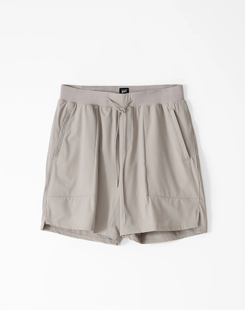 Pantaloneta deportiva secado rápido taupe hombre - Image 6