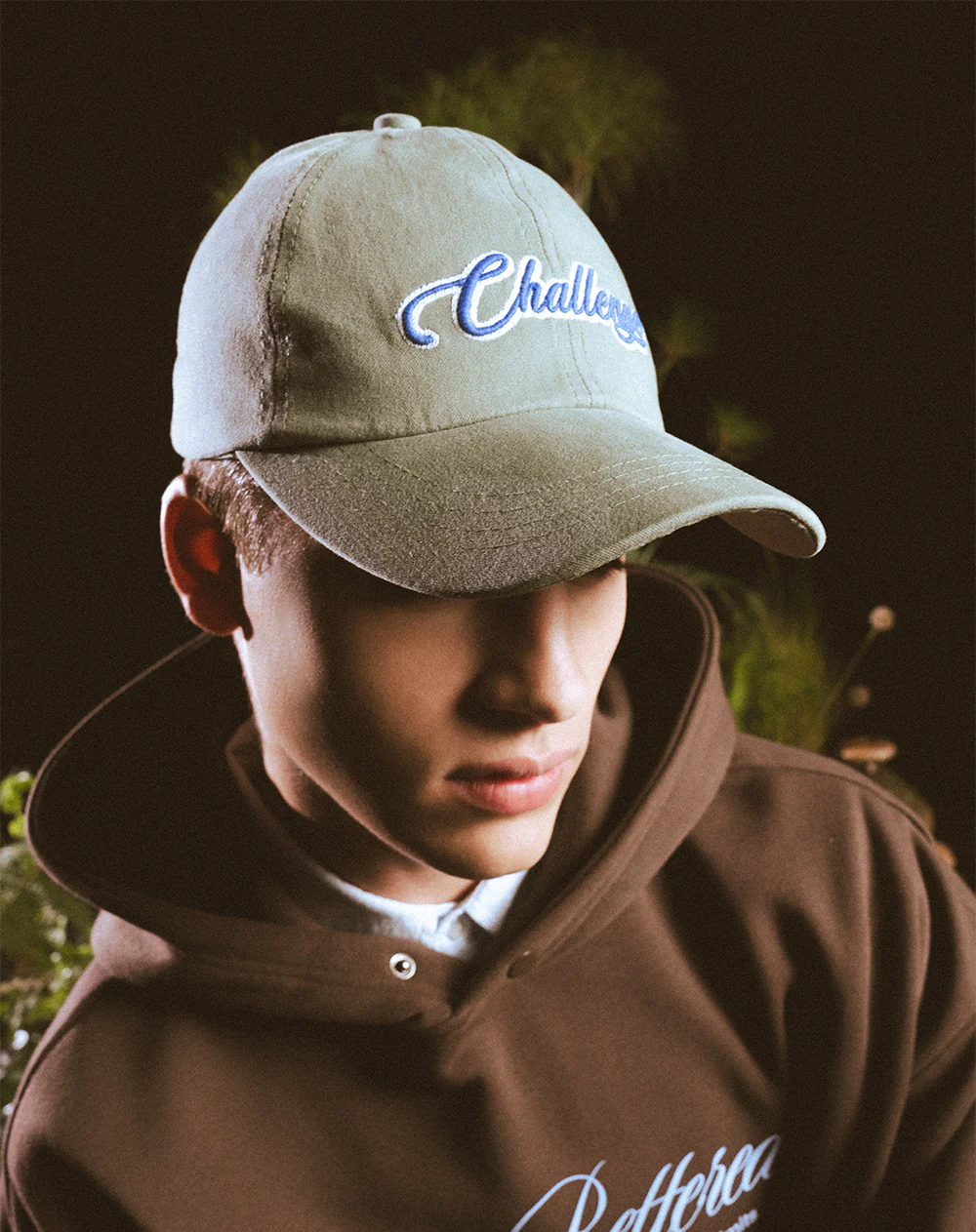 Gorra bordada verde unisex - Image 2